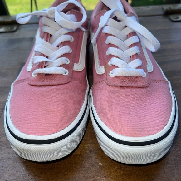 Vans Off The Wall - Girl's Size 5 - Pale Pink Low Skate Shoes - 507698 - Picture 3 of 12